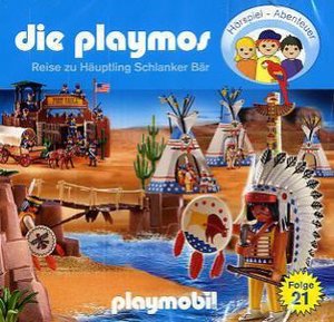 Die Playmos - Reise zu Häuptling Schlanker Bär, 1 Audio-CD