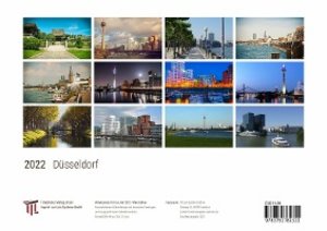 Düsseldorf 2022 - White Edition - Timokrates Kalender, Wandkalender, Bildkalender - DIN A4 (ca. 30 x 21 cm)