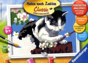 Ravensburger 278572 - Tapsiges Kätzchen, MNZ, Malen nach Zahlen