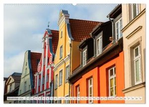 Stralsund - die historische Hansestadt an der Ostsee (Wandkalender 2024 DIN A2 quer), CALVENDO Monatskalender