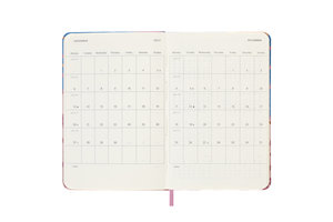 Moleskine 18 Monate Wochen Notizkalender - Sakura 2022/2023, Pocket/A6, Stoffeinband, Vogel