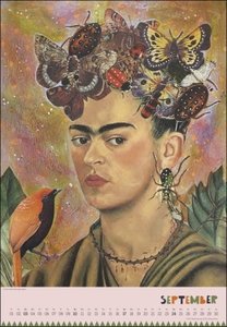 Frida Posterkalender 2023. Posterkalender mit ikonischen Motiven der Künstlerin. Kunst-Wandkalender 2023 als außergewöhnlicher Blickfang im Format 37x54 cm.