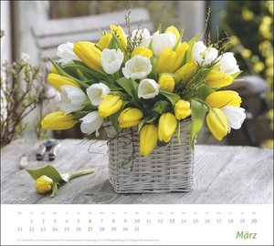 times&more Blumen Bildkalender 2022