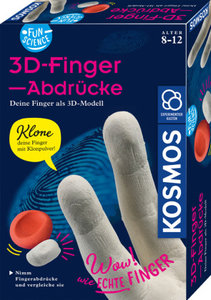 KOSMOS 654221 - Fun Science, 3D-Fingerabdrücke, Experimentierset
