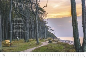 Deutschlands Wanderwege - ein literarischer Spaziergang Kalender 2022