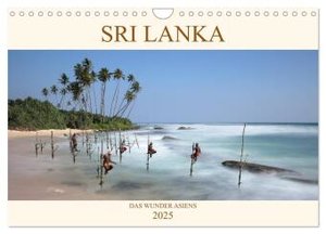 Sri Lanka Das Wunder Asiens (Wandkalender 2025 DIN A4 quer), CALVENDO Monatskalender