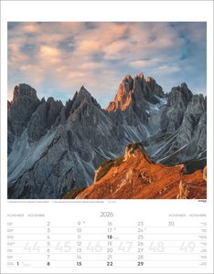 Alpen Kalender 2026