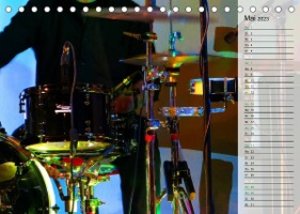 Schlagzeug onstage (Tischkalender 2023 DIN A5 quer)