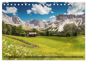 Bella Italia - Berge und Meer (Tischkalender 2024 DIN A5 quer), CALVENDO Monatskalender