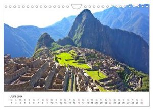 Südamerika - Vom Reich der Inka bis nach Patagonien (Wandkalender 2024 DIN A4 quer), CALVENDO Monatskalender