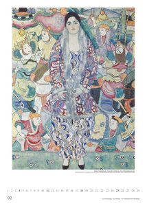 Gustav Klimt 2024 - Kunst-Kalender - Poster-Kalender - 50x70