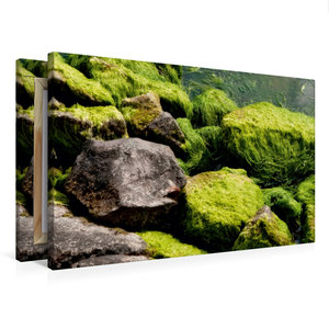 Premium Textil-Leinwand 75 cm x 50 cm quer Ein Motiv aus dem Kalender Steine, Felsen und Meer