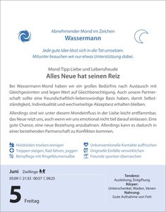 Leben mit dem Mond Tagesabreißkalender 2026