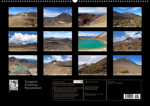 Tongariro Crossing - Neuseeland (Wandkalender 2022 DIN A2 quer)