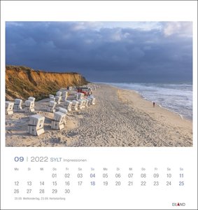 Sylt Impressionen Postkartenkalender 2022