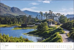 Schottland Globetrotter Kalender 2023. Wilde Küsten, Seen und Berge in einem Wandkalender XXL. Die raue Schönheit Schottlands in einem großformatigen Fotokalender.