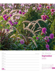 Gartenglück - Wochenplaner Kalender 2025