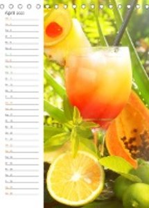 Tropical Cocktails - Erfrischend und fruchtig (Tischkalender 2023 DIN A5 hoch)