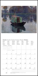 Claude Monet 2023 - Wand-Kalender - Broschüren-Kalender - 30x30 - 30x60 geöffnet - Kunst-Kalender