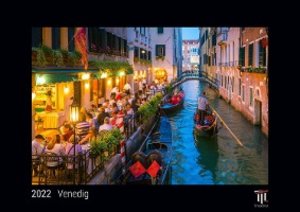 Venedig 2022 - Black Edition - Timokrates Kalender, Wandkalender, Bildkalender - DIN A4 (ca. 30 x 21 cm)