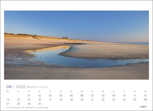 Sylt Panorama Kalender 2022