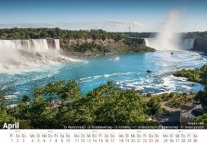 Eindrucksvolle Niagara-Fälle 2022 - Timokrates Kalender, Tischkalender, Bildkalender - DIN A5 (21 x 15 cm)