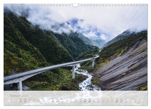 Neuseeland von Nord bis Süd (Wandkalender 2024 DIN A3 quer), CALVENDO Monatskalender