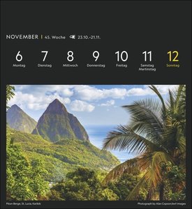 Weltreisen Postkartenkalender National Geographic 2023. Jede Woche ein neues Traumziel im Postkartenformat. Fotokalender zum Aufstellen oder Aufhängen mit 53 Postkarten.