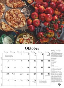 DUMONTS neuer Küchenkalender 2025 – Broschürenkalender – mit Rezepten und Gedichten – Format 42 x 29 cm