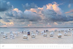 Deutschlands Küsten - Ein literarischer Spaziergang Kalender 2026 - Ein literarischer Spaziergang