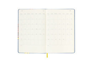 Moleskine 12 Monate Wochen Notizkalender - Frida Kahlo 2023, Large/A5, Blau