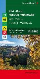 Eifel - Mosel - Hunsrück - Westerwald, Straßen- und Freizeitkarte 1:150.000