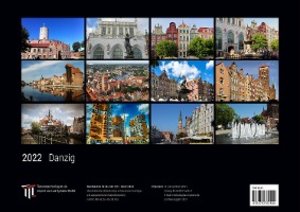 Danzig 2022 - Black Edition - Timokrates Kalender, Wandkalender, Bildkalender - DIN A3 (42 x 30 cm)
