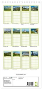 Familienplaner 2024 - Schottlands wilde Inseln mit 5 Spalten (Wandkalender, 21 x 45 cm) CALVENDO