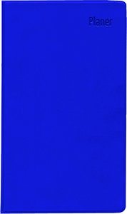 Taschenplaner Leporello PVC lila 2025 - Bürokalender 9,5x16 cm - 1 Monat auf 1 Seite - separates Adressheft - faltbar - Notizheft - 501-1003