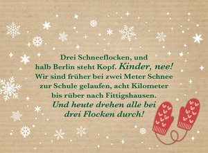 Weihnachten kommt immer so plötzlich!