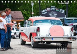 V8 US Cars unterwegs in Bayern (Tischkalender 2021 DIN A5 quer)