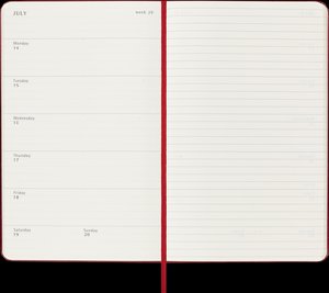Moleskine 18 Monate Wochen Notizkalender 2024/2025, L/A5