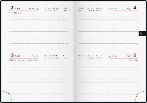 rido/idé 7018182903  Tageskalender  Taschenkalender  2023  Modell Technik II  1 Seite = 2 Tage  Blattgröße 10 x 14 cm  Kunststoff-Einband  schwarz