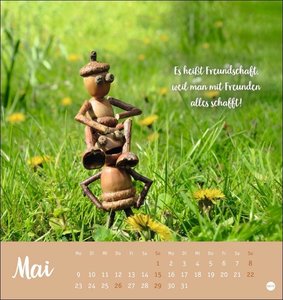 Eichelmännchen Postkartenkalender 2022