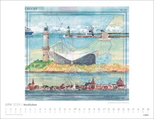Nordlichter - See(h)karten Kalender 2026