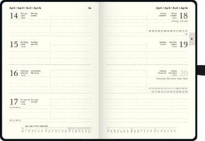 Wochenkalender, Buchkalender, 2024, Kompagnon, Modell 791, PU-Einband, flexibel, tulip