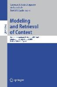 Modeling and Retrieval of Context