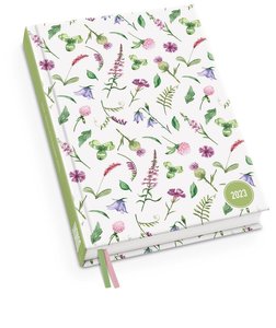 Lovely Flowers Taschenkalender 2023 - Blumen-Design - Terminplaner mit Wochenkalendarium - Format 11,3 x 16,3 cm
