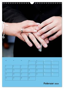 Hochzeitsfeeling (Wandkalender 2024 DIN A3 hoch), CALVENDO Monatskalender