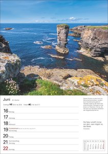 Schottland Wochenplaner 2025 - 53 Blatt mit Zitaten und Wochenchronik