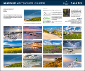 Nordisches Licht 2023 - Bild-Kalender - Poster-Kalender - 60x50