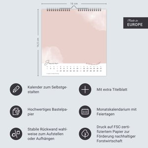 Kreativkalender zum Aufstellen Glücksmomente 2026