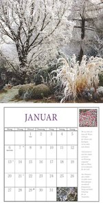 Freude im Garten 2025 - Broschürenkalender - mit informativen und poetischen Gartentexten - Format 30 x 30 cm
