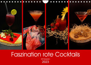 Faszination rote Cocktails (Wandkalender 2023 DIN A4 quer)